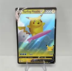 Surfing Pikachu V - 008/025 - Pokemon TCG: Celebrations - NM - Image 1