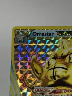 Pokemon TCG Omastar Break Fates Collide 19/124 Holo Rare NM - Image 2