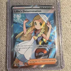 The Pokemon Company Lillie's Determination 169/132 Ultra Rare Holo Trainer - Image 1