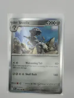2025 Pokemon Mega Evolution Steelix holo #093/132 Rare - Image 1