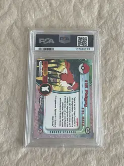 PSA 8 2000 Topps Chrome Pidgey Sparkle Pokemon TCG - Image 2