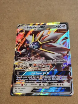 Solgaleo GX SM16 sm 16 Black Star Promo Pokemon VLP *light whitening - Image 1