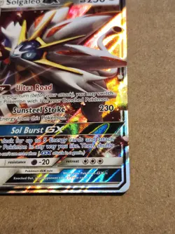 Solgaleo GX SM16 sm 16 Black Star Promo Pokemon VLP *light whitening - Image 5