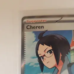Pokemon TCG Cheren Rare Foil ASC EN 258/217 Trainer Supporter REND - Image 2