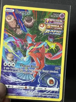 Pokemon TCG Deoxys GG12/GG70 Crown Zenith: Galarian Gallery Ultra Rare Holo - Image 1
