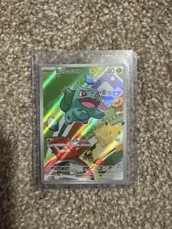 Pokemon Bulbasaur 037 Holo Promo MEP First Partner Illustration Kanto - Image 1