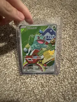 Pokemon Bulbasaur 037 Holo Promo MEP First Partner Illustration Kanto - Image 2