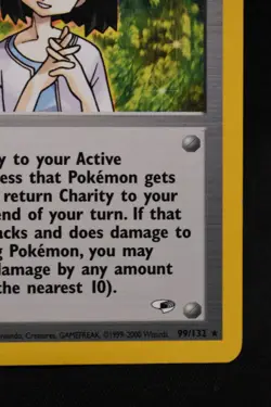 Charity 1st Edition 99/132 NM Gym Heroes Regular Pokemon TCG Near Mint - Image 4