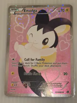 Pokemon TCG Emolga RC23/25 Full Art Rare Holo - Image 3
