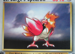 Lt. Surge's Spearow - 52/132 - 1st Edition Uncommon WOTC TCG—Gym Heroes Pokemon - Image 2