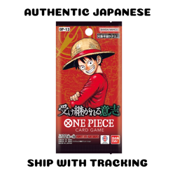 ONE PIECE TCG CARD GAME AUTHENTIC JAPANESE OP-13 FOLLOW HIS WILL BOOSTER PACK - Image 1