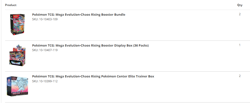 PRESALE Chaos Rising Pokemon Center Bundle 1x Booster Box, 2x Bundles, 2x PC ETB - Image 2