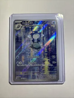 Poliwhirl 176/165 Illustration Rare Full Art Pokemon TCG Scarlet & Violet 151 - Image 1