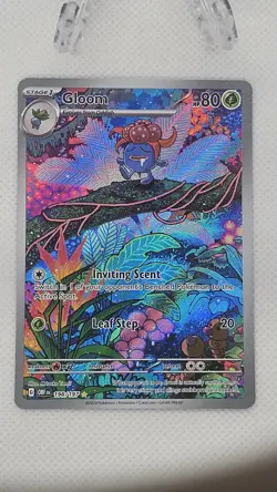 POKEMON Gloom 198/197 Illustration Rare Obsidian Flames Near Mint **CLEAN** - Image 1