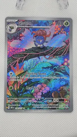 POKEMON Gloom 198/197 Illustration Rare Obsidian Flames Near Mint **CLEAN** - Image 2