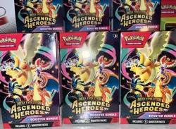 Pokemon TCG Mega Evolution Ascended Heroes Booster Bundle Box 6 Packs English - Image 1