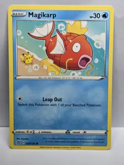 Magikarp Common Rebel Clash 039/192 NM/M Pokemon - Image 1