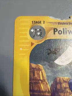 Poliwrath 26/144 Skyridge Regular HP DMG Vintage Pokemon - Image 2