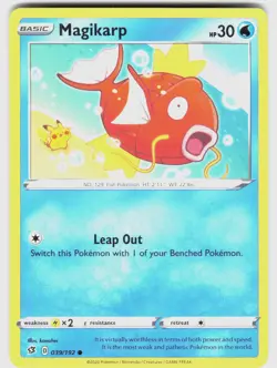 MAGIKARP 039/192 C REBEL CLASH POKEMON NM/M - Image 1
