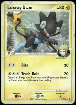 Pokemon Luxray GL Holo Rare Rising Rivals 9/111 HP Holo - Image 1