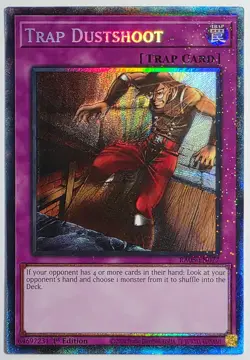 Yugioh Trap Dustshoot RA05-EN077 Collector's Rare 1st Edition - Image 1