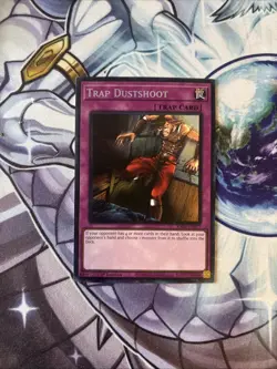 (RA05) Trap Dustshoot 1st Edition Collector's Rare RA05-EN077 Yu-Gi-Oh! NM - Image 1
