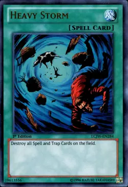 YGO Heavy Storm 1st Ed Ultra Rare #LCJW-EN284 - Image 1