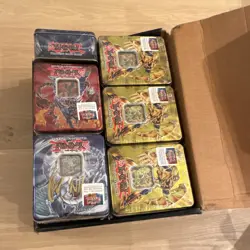 Konami Yu-Gi-Oh! TCG Yugi Sealed Collectible Tin 2007 Display Box Lot (6) - Image 2