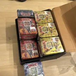 Konami Yu-Gi-Oh! TCG Yugi Sealed Collectible Tin 2007 Display Box Lot (6) - Image 3