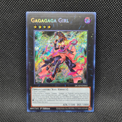 Yugioh Gagagaga Girl (DUAD-EN043) 1st Edition SECRET RARE HOLO (NEAR MINT) - Image 1