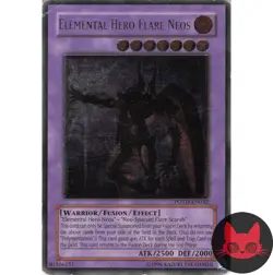 Yugioh Elemental HERO Flare Neos POTD-EN032 Ultimate Rare HP - Image 1