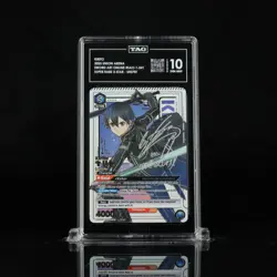 Union Arena 3 Star Kirito SAO Vol.1 TAG 10 GEM MINT POP 1! - Image 1