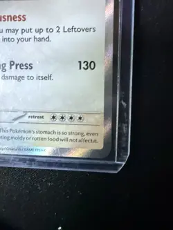 Pokemon TCG S&V Paldean Fates Snorlax Shiny Rare Holo Card 202/091 MINT - Image 4