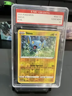 SHINX 2025 HOLO FOIL #060/192 Pokemon Card GRADED 10 TCG CCG - Image 1