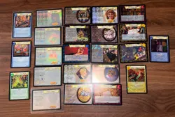 harry potter tcg lot of 850+ cards foils/promos/card lists included all 5 sets - Image 1