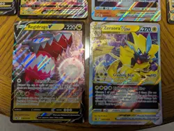 Pokemon TCG Jumbo Card Lot!! Charizard, Pikachu, Regidrago, Zeraora - Image 4