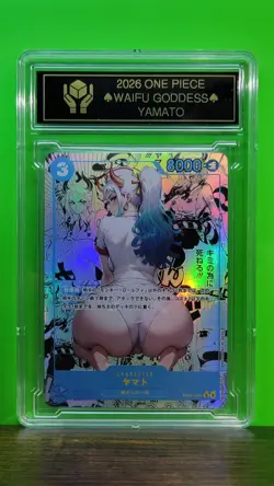 YAMATO Waifu Goddess Prismatic Refractor Card CUSTOM MADE Black Label - Image 2