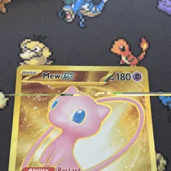 Mew ex 205/165 NM -Gold Secret Rare Pokemon Card- Scarlet And Violet 151 (4z) - Image 2