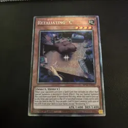 Retaliating "C" MP25-EN027 Starlight Rare Yugioh Card 1st Edition Mint - Image 1