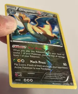 Dragonite 51/108 Roaring Skies Reverse Holo Rare Pokemon TCG Card 2015 LP - Image 3