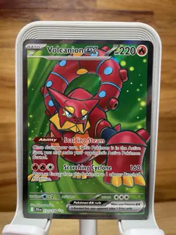 Pokemon TCG Volcanion EX Holo Ultra Rare Card 171/159 Sv09: Journey Together - Image 1