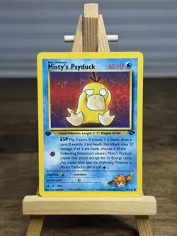 Misty’s Psyduck 90/132 Gym Challenge 1st Edition Pokemon Card WOTC - NM - Image 1