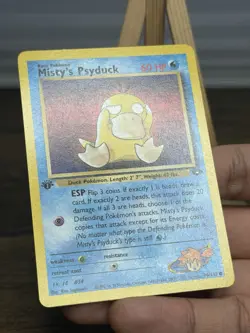 Misty’s Psyduck 90/132 Gym Challenge 1st Edition Pokemon Card WOTC - NM - Image 4
