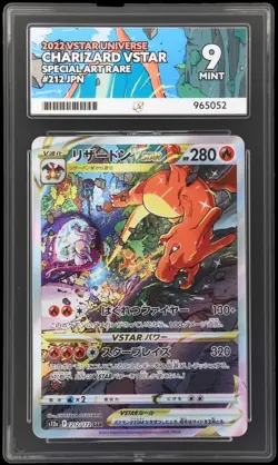 ACE 9 Charizard VSTAR 212/172 S12a: VSTAR Universe Holo Japanese Pokemon Card - Image 1