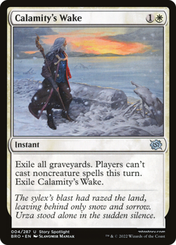 Calamity's Wake (REGULAR) x1 - MTG The Brothers' War BRO #4 - Image 1