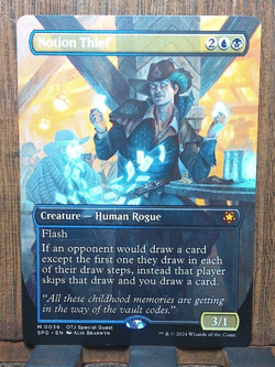 MTG - Notion Thief - BORDERLESS - Special Guests - Near Mint PACK FRESH - Image 1