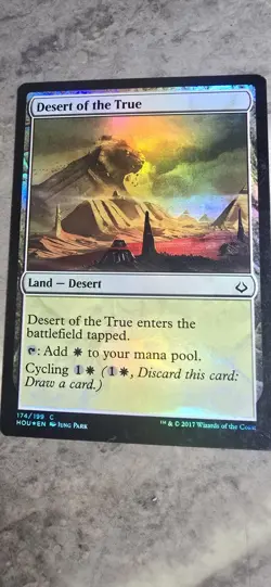 Desert of the True Hour of Devastation Foil Land MTG NM - Image 1