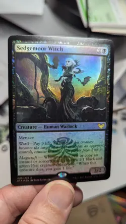 1x Sedgemoor Witch FOIL NM - Strixhaven STX Witherbloom EDH x1 - Image 1