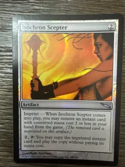MTG FOIL Isochron Scepter Mirrodin Magic the Gathering-NM - Image 1