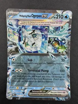 Wellspring Mask Ogerpon ex 027/131 Prismatic Evolutions Holo Pokemon Card MINT - Image 1